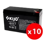 Casa si Gradina - Electrice - Accesorii electrice - Baterii, acumulatori si incarcatoare - Cutie 10 acumulatori JS12-7 - KIJO JS12-7-BAX - Infinity.ro