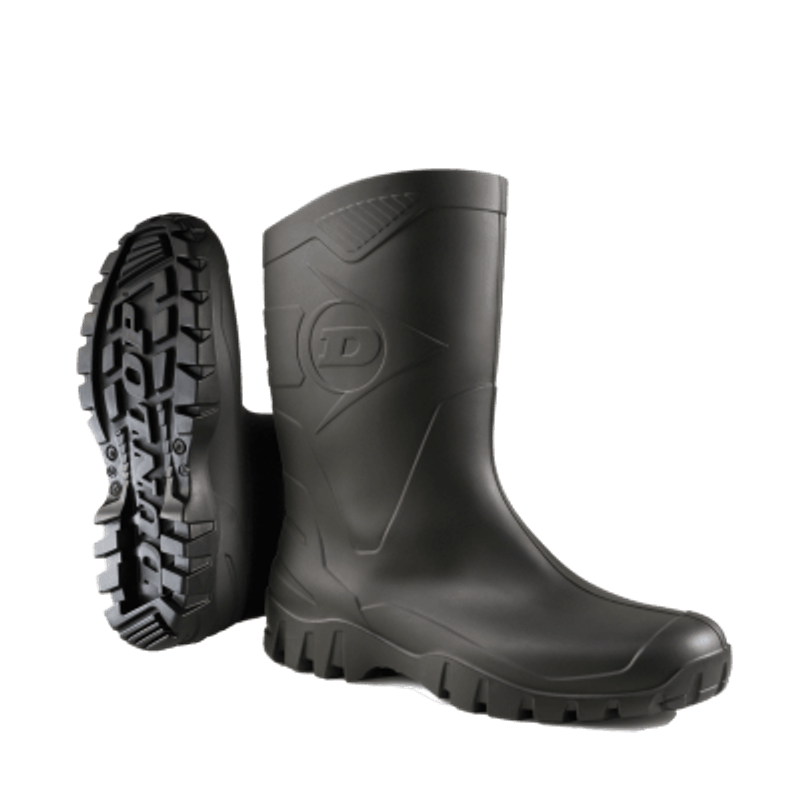 Casa si Gradina - Constructii - Echipamente de lucru - Incaltaminte protectia muncii - Cizme de protectie scurte din PVC, Dunlop DEE Verde 41 - Infinity.ro
