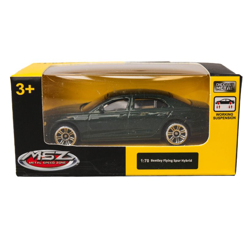 Jucarii, Copii si Bebe - Jucarii si jocuri - Vehicule si jucarii cu telecomanda - Masinute - Masinuta Bentley Flying Spur Hybrid MSZ  1:70 Verde - Infinity.ro