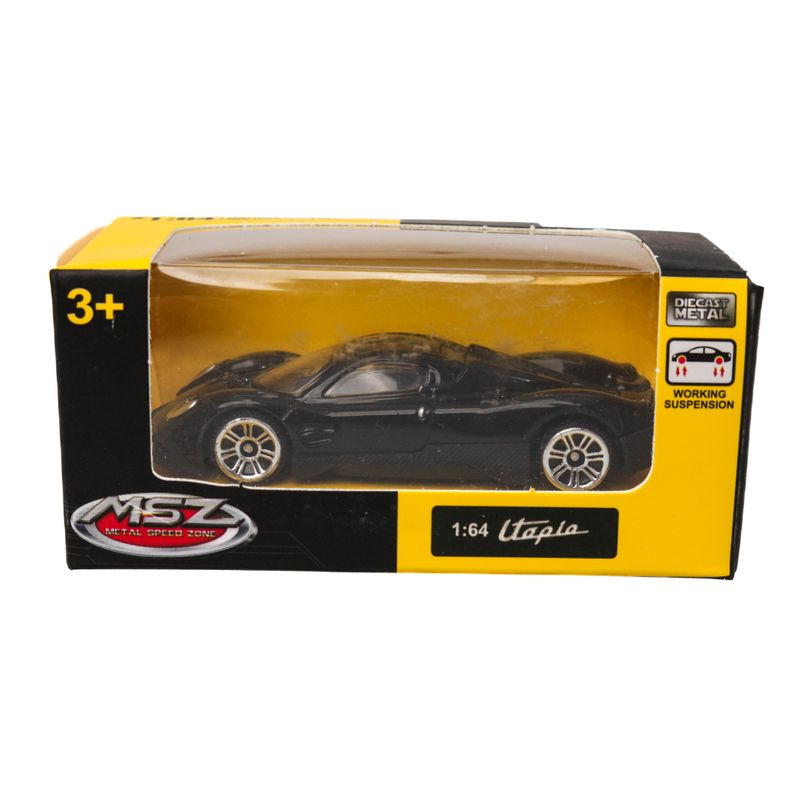 Jucarii, Copii si Bebe - Jucarii si jocuri - Vehicule si jucarii cu telecomanda - Masinute - Masinuta Pagani Utopia MSZ  1:64 Negru - Infinity.ro