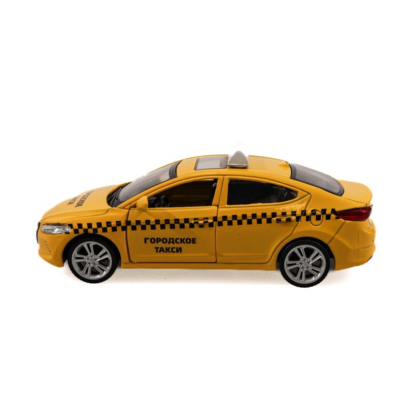 Jucarii, Copii si Bebe - Jucarii si jocuri - Vehicule si jucarii cu telecomanda - Masinute - MSZ Masinuta ELANTRA-Taxi 1:40 Galben - Infinity.ro