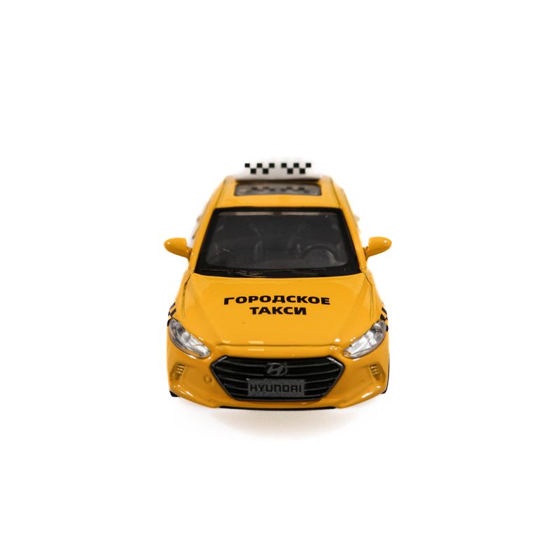 Jucarii, Copii si Bebe - Jucarii si jocuri - Vehicule si jucarii cu telecomanda - Masinute - MSZ Masinuta ELANTRA-Taxi 1:40 Galben - Infinity.ro