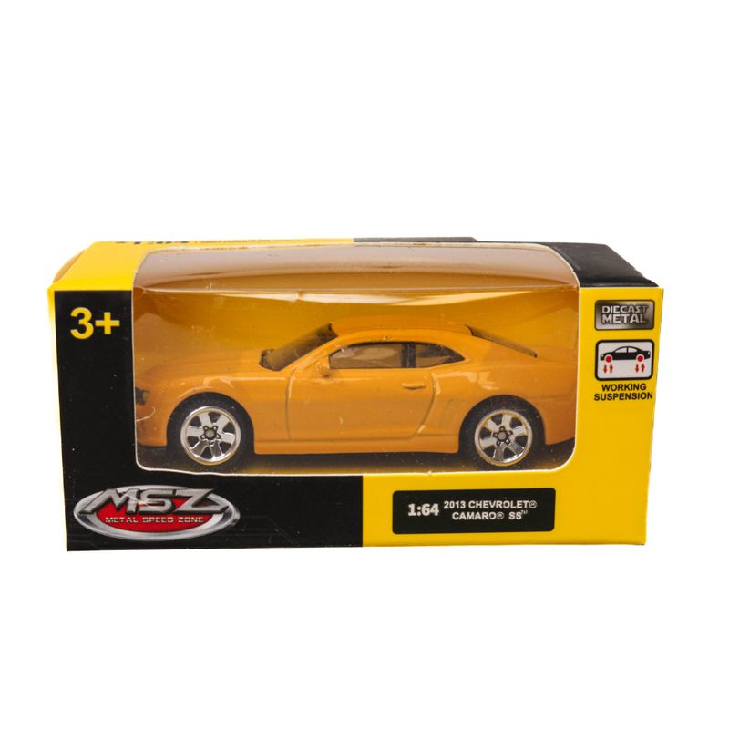 Jucarii, Copii si Bebe - Jucarii si jocuri - Vehicule si jucarii cu telecomanda - Masinute - Masinuta 2013 Chevrolet  Camaro SS MSZ 1:64 Galben - Infinity.ro