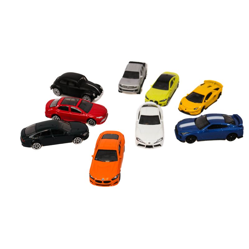 Jucarii, Copii si Bebe - Jucarii si jocuri - Vehicule si jucarii cu telecomanda - Masinute - Set 9 masinute MSZ - Infinity.ro