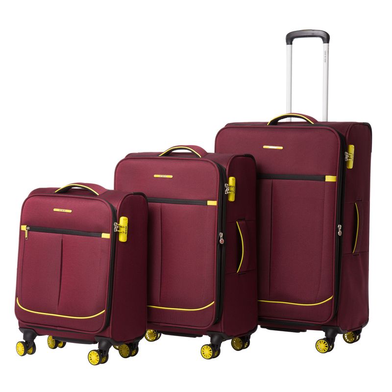 Sport si Outdoor - Articole de voiaj - Trolere - Troler Lime 55x36x22 cm, 2.25 kg, rosu / galben - Infinity.ro