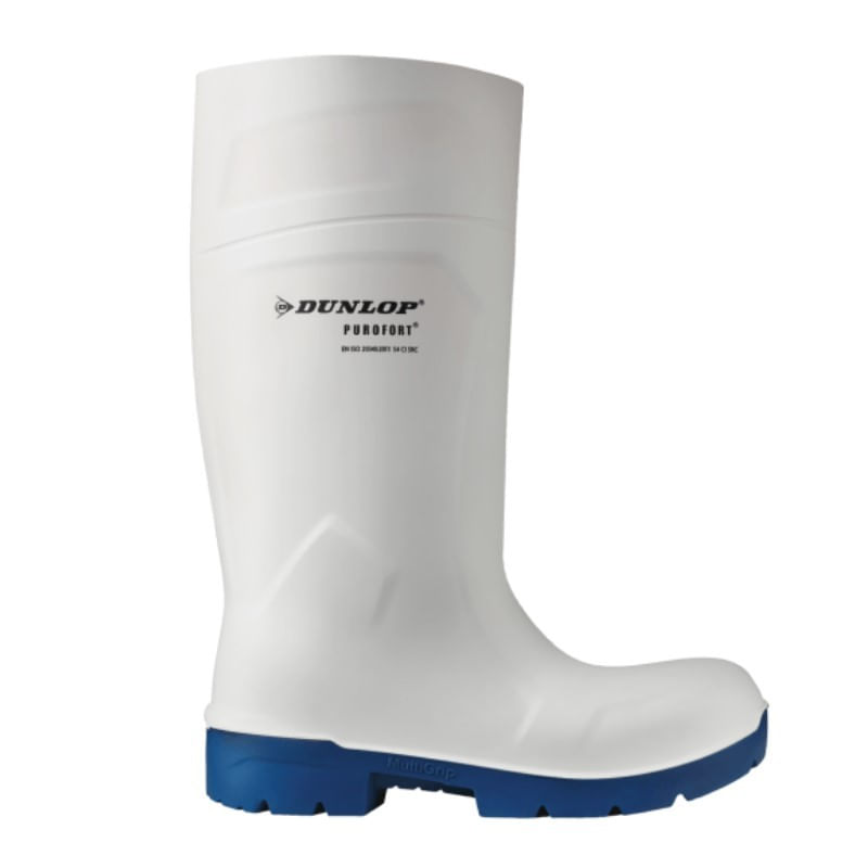 Casa si Gradina - Constructii - Echipamente de lucru - Incaltaminte protectia muncii - Cizme de protectie termoizolante, Dunlop, Purofort Foodpro S4, bombeu metalic 38 Alb - Infinity.ro