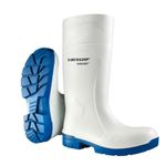 Casa si Gradina - Constructii - Echipamente de lucru - Incaltaminte protectia muncii - Cizme de protectie termoizolante, Dunlop, Purofort Foodpro S4, bombeu metalic 38 Alb - Infinity.ro