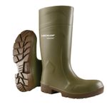 Casa si Gradina - Constructii - Echipamente de lucru - Incaltaminte protectia muncii - Cizme de protectie termoizolante, Dunlop, Purofort Foodpro S4, bombeu metalic Verde 44 - Infinity.ro