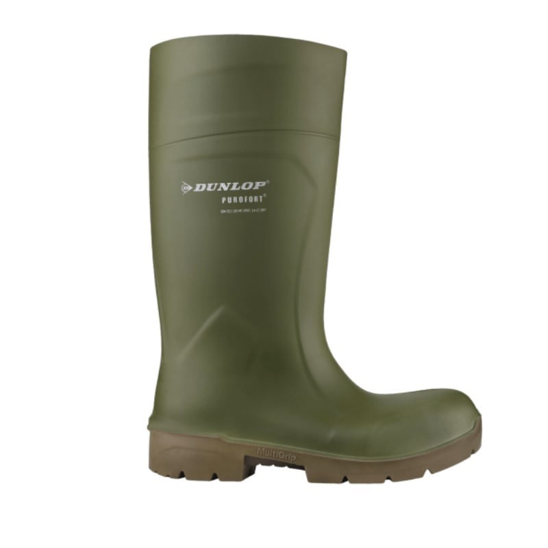 Casa si Gradina - Constructii - Echipamente de lucru - Incaltaminte protectia muncii - Cizme de protectie termoizolante, Dunlop, Purofort Foodpro S4, bombeu metalic Verde 44 - Infinity.ro