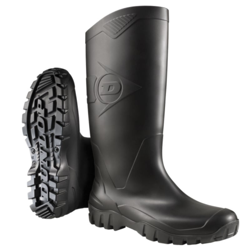 Casa si Gradina - Constructii - Echipamente de lucru - Incaltaminte protectia muncii - Cizme de protectie, Dunlop Dane, PVC, impermeabile Negru 39 - Infinity.ro