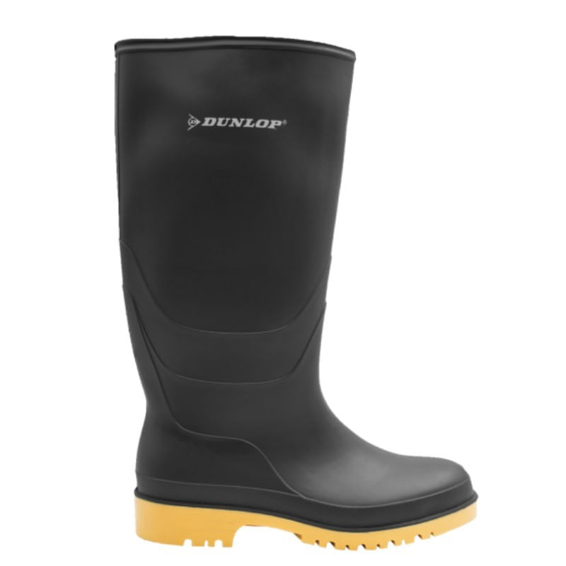 Casa si Gradina - Constructii - Echipamente de lucru - Incaltaminte protectia muncii - Cizme de protectie, Dunlop Dull, PVC, impermeabile Negru 32 - Infinity.ro
