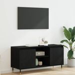 Casa si Gradina - Mobilier - Comode si corpuri - Comode - Cabinet TV Stejar Negru 104 x 35 x 50 cm Lemn compozit - Infinity.ro