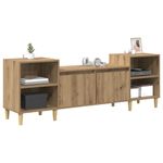 Casa si Gradina - Mobilier - Comode si corpuri - Comode - Cabinet TV Stejar Artizanal 160 x 35 x 55 cm Lemn compozit - Infinity.ro