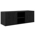 Casa si Gradina - Mobilier - Comode si corpuri - Comode - Cabinet TV Stejar Negru 100 x 31,5 x 35 cm Lemn compozit - Infinity.ro