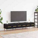 Casa si Gradina - Mobilier - Comode si corpuri - Comode - Cabinet TV Stejar Negru 150 x 36 x 30 cm Lemn compozit - Infinity.ro