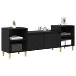 Casa si Gradina - Mobilier - Comode si corpuri - Comode - Cabinet TV Stejar Negru 160 x 35 x 55 cm Lemn compozit - Infinity.ro