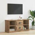 Casa si Gradina - Mobilier - Comode si corpuri - Comode - Cabinet TV Stejar Artizanal 99,5 x 35,5 x 48 cm Lemn compozit - Infinity.ro