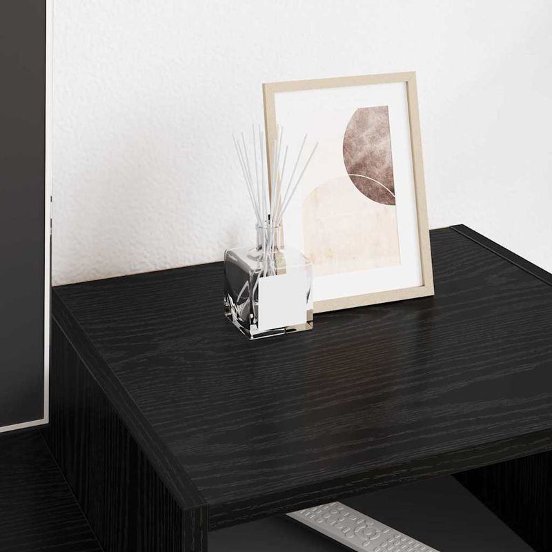 Casa si Gradina - Mobilier - Comode si corpuri - Comode - Cabinet TV Stejar Negru 160 x 35 x 55 cm Lemn compozit - Infinity.ro