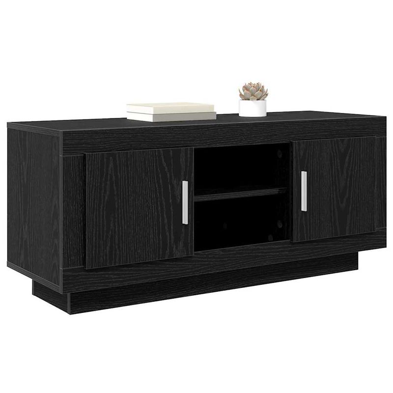 Casa si Gradina - Mobilier - Comode si corpuri - Comode - Cabinet TV Stejar Negru 102 x 35 x 45 cm Lemn compozit - Infinity.ro
