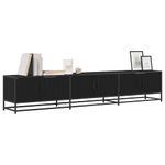 Casa si Gradina - Mobilier - Comode si corpuri - Comode - Cabinet TV Stejar negru 210 x 35 x 41 cm Lemn compozit - Infinity.ro