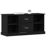 Casa si Gradina - Mobilier - Comode si corpuri - Comode - Cabinet TV Stejar Negru 99,5 x 35,5 x 48 cm Lemn compozit - Infinity.ro