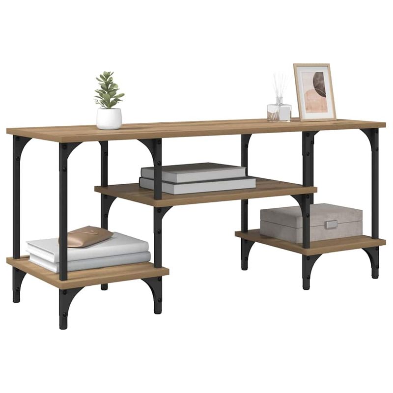 Casa si Gradina - Mobilier - Comode si corpuri - Comode - Cabinet TV Stejar Artizanal 102 x 35 x 45,5 cm - Infinity.ro