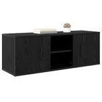 Casa si Gradina - Mobilier - Comode si corpuri - Comode - Cabinet TV Stejar Negru 100 x 31,5 x 35 cm Lemn compozit - Infinity.ro