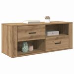 Casa si Gradina - Mobilier - Comode si corpuri - Comode - Cabinet TV Stejar Artizanal 100 x 35 x 40 cm Lemn compozit - Infinity.ro