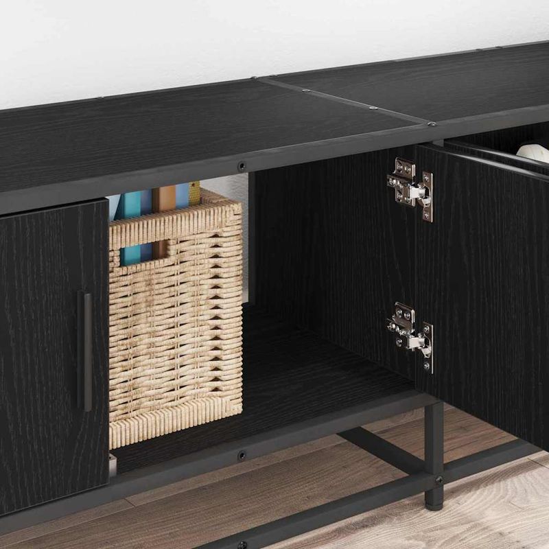 Casa si Gradina - Mobilier - Comode si corpuri - Comode - Cabinet TV Stejar negru 210 x 35 x 41 cm Lemn compozit - Infinity.ro