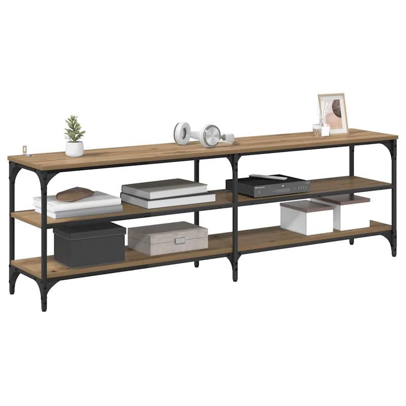 Casa si Gradina - Mobilier - Comode si corpuri - Comode - Cabinet TV Stejar Artizanal 160 x 30 x 50 cm - Infinity.ro