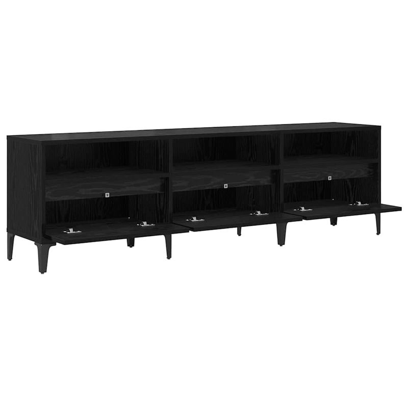 Casa si Gradina - Mobilier - Comode si corpuri - Comode - Cabinet TV Stejar negru 150 x 30 x 44.5 cm Lemn compozit - Infinity.ro