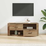 Casa si Gradina - Mobilier - Comode si corpuri - Comode - Cabinet TV Stejar Artizanal 100 x 35 x 40 cm Lemn compozit - Infinity.ro