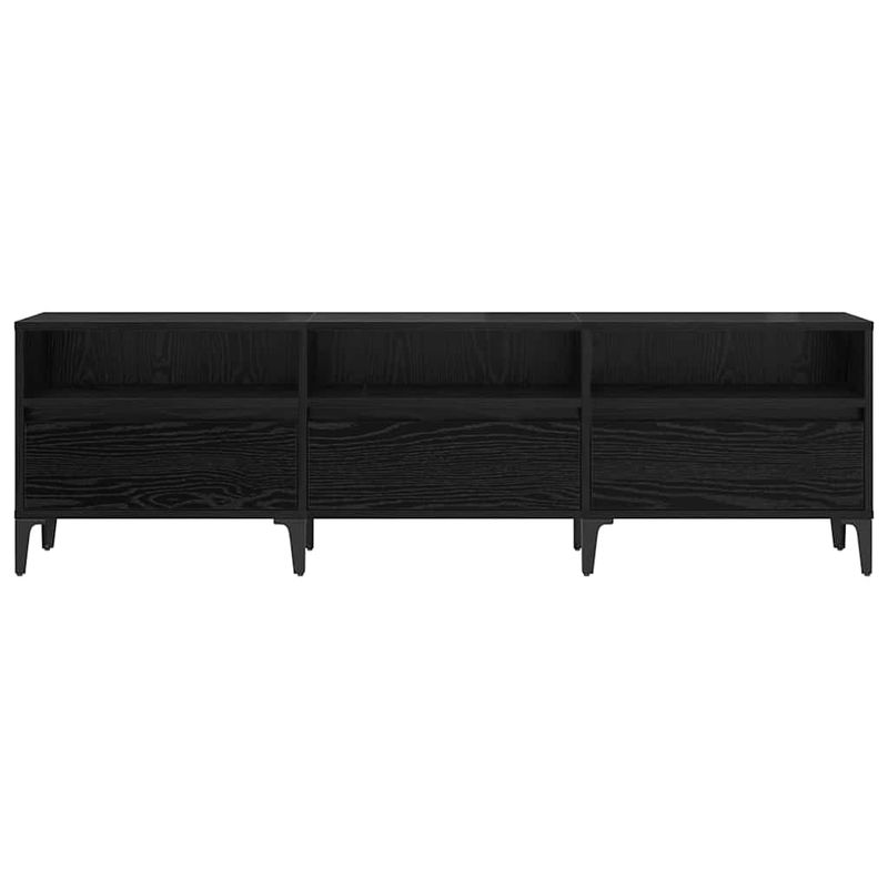 Casa si Gradina - Mobilier - Comode si corpuri - Comode - Cabinet TV Stejar negru 150 x 30 x 44.5 cm Lemn compozit - Infinity.ro