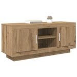 Casa si Gradina - Mobilier - Comode si corpuri - Comode - Cabinet TV Stejar Artizanal 102 x 35 x 45 cm Lemn compozit - Infinity.ro
