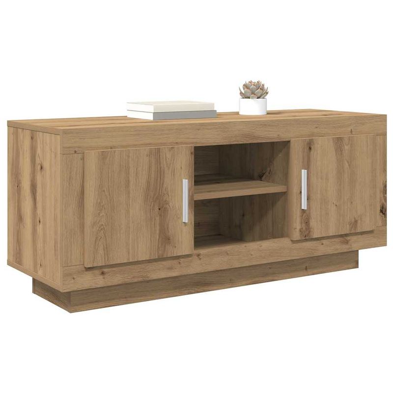 Casa si Gradina - Mobilier - Comode si corpuri - Comode - Cabinet TV Stejar Artizanal 102 x 35 x 45 cm Lemn compozit - Infinity.ro