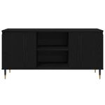 Casa si Gradina - Mobilier - Comode si corpuri - Comode - Cabinet TV Stejar Negru 104 x 35 x 50 cm Lemn compozit - Infinity.ro