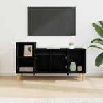 Casa si Gradina - Mobilier - Comode si corpuri - Comode - Cabinet TV Stejar Negru 100 x 35 x 55 cm Lemn compozit - Infinity.ro