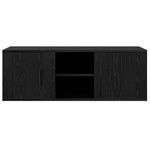 Casa si Gradina - Mobilier - Comode si corpuri - Comode - Cabinet TV Stejar Negru 100 x 31,5 x 35 cm Lemn compozit - Infinity.ro