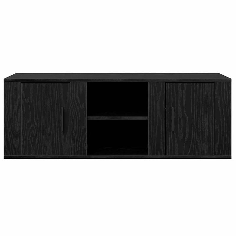 Casa si Gradina - Mobilier - Comode si corpuri - Comode - Cabinet TV Stejar Negru 100 x 31,5 x 35 cm Lemn compozit - Infinity.ro