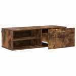 Casa si Gradina - Mobilier - Seturi de mobilier - Seturi living - Cabinet TV Stejar afumat 100.5 x 39 x 30 cm Lemn compozit - Infinity.ro