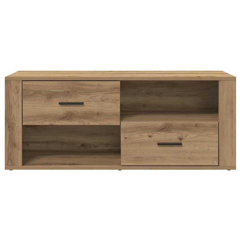 Casa si Gradina - Mobilier - Comode si corpuri - Comode - Cabinet TV Stejar Artizanal 100 x 35 x 40 cm Lemn compozit - Infinity.ro