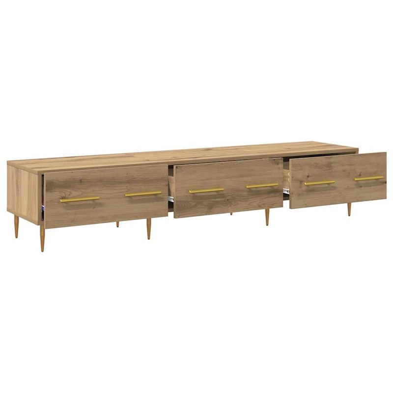 Casa si Gradina - Mobilier - Comode si corpuri - Comode - Cabinet TV Stejar Artizanal 150 x 36 x 30 cm Lemn compozit - Infinity.ro
