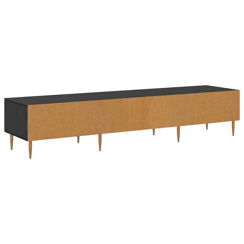 Casa si Gradina - Mobilier - Comode si corpuri - Comode - Cabinet TV Stejar Negru 150 x 36 x 30 cm Lemn compozit - Infinity.ro