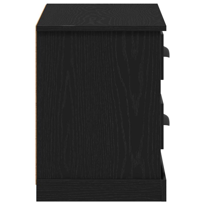 Casa si Gradina - Mobilier - Comode si corpuri - Comode - Cabinet TV Stejar Negru 99,5 x 35,5 x 48 cm Lemn compozit - Infinity.ro
