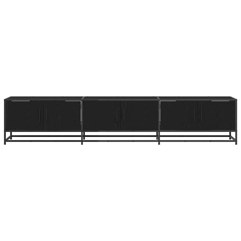 Casa si Gradina - Mobilier - Comode si corpuri - Comode - Cabinet TV Stejar negru 210 x 35 x 41 cm Lemn compozit - Infinity.ro