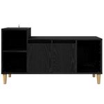 Casa si Gradina - Mobilier - Comode si corpuri - Comode - Cabinet TV Stejar Negru 100 x 35 x 55 cm Lemn compozit - Infinity.ro