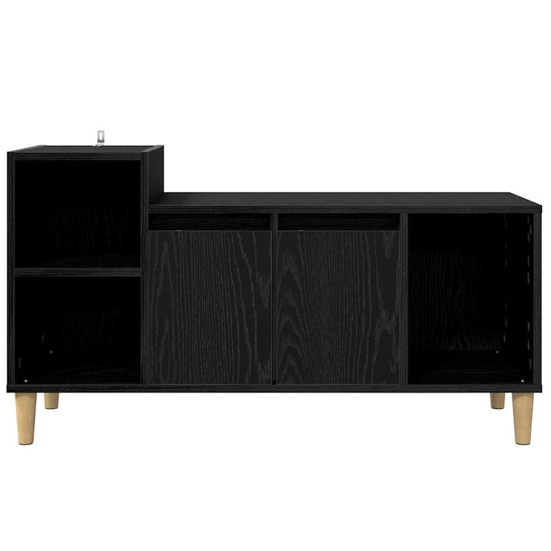 Casa si Gradina - Mobilier - Comode si corpuri - Comode - Cabinet TV Stejar Negru 100 x 35 x 55 cm Lemn compozit - Infinity.ro