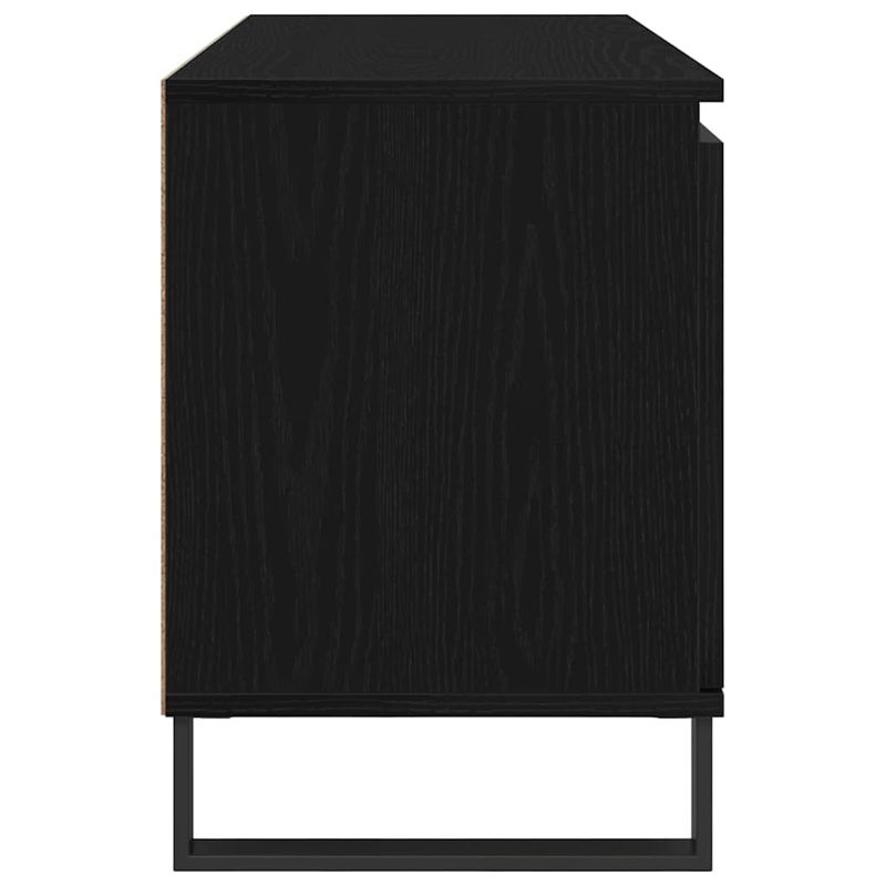 Casa si Gradina - Mobilier - Comode si corpuri - Comode - Cabinet TV Stejar Negru 104 x 35 x 50 cm Lemn compozit - Infinity.ro