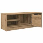 Casa si Gradina - Mobilier - Comode si corpuri - Comode - Cabinet TV Stejar Artizanal 102 x 35 x 36,5 cm Lemn compozit - Infinity.ro