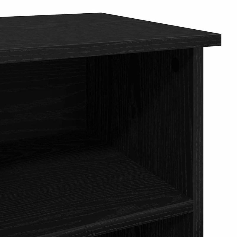 Casa si Gradina - Mobilier - Comode si corpuri - Comode - Cabinet TV Stejar Negru 99,5 x 35,5 x 48 cm Lemn compozit - Infinity.ro